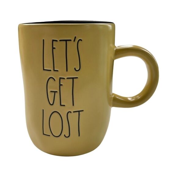 Rae Dunn Let’s Get Lost Mug NWOT - Picture 1 of 6